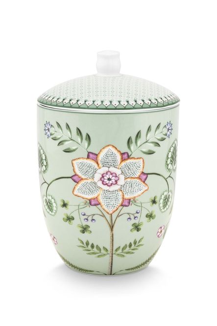 Hovedbilde PiP Lily & Lotus Light Green Oppbevaring med lokk ...